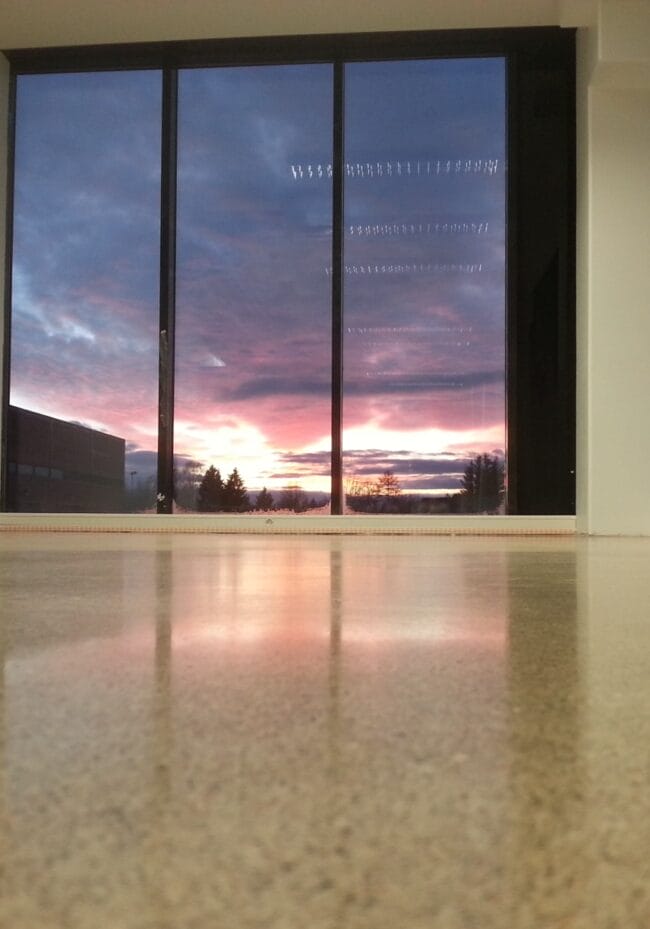 betoonpõrand pärast töötlust