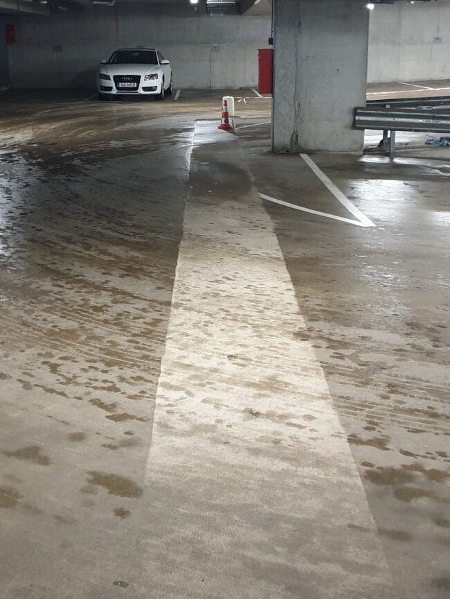 Karestatud betoonpõrand parkimismajas 1